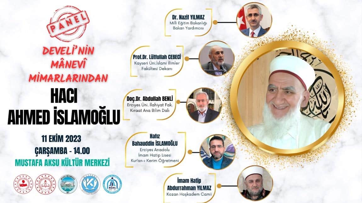 Hacı Ahmed İslamoğlu Paneli